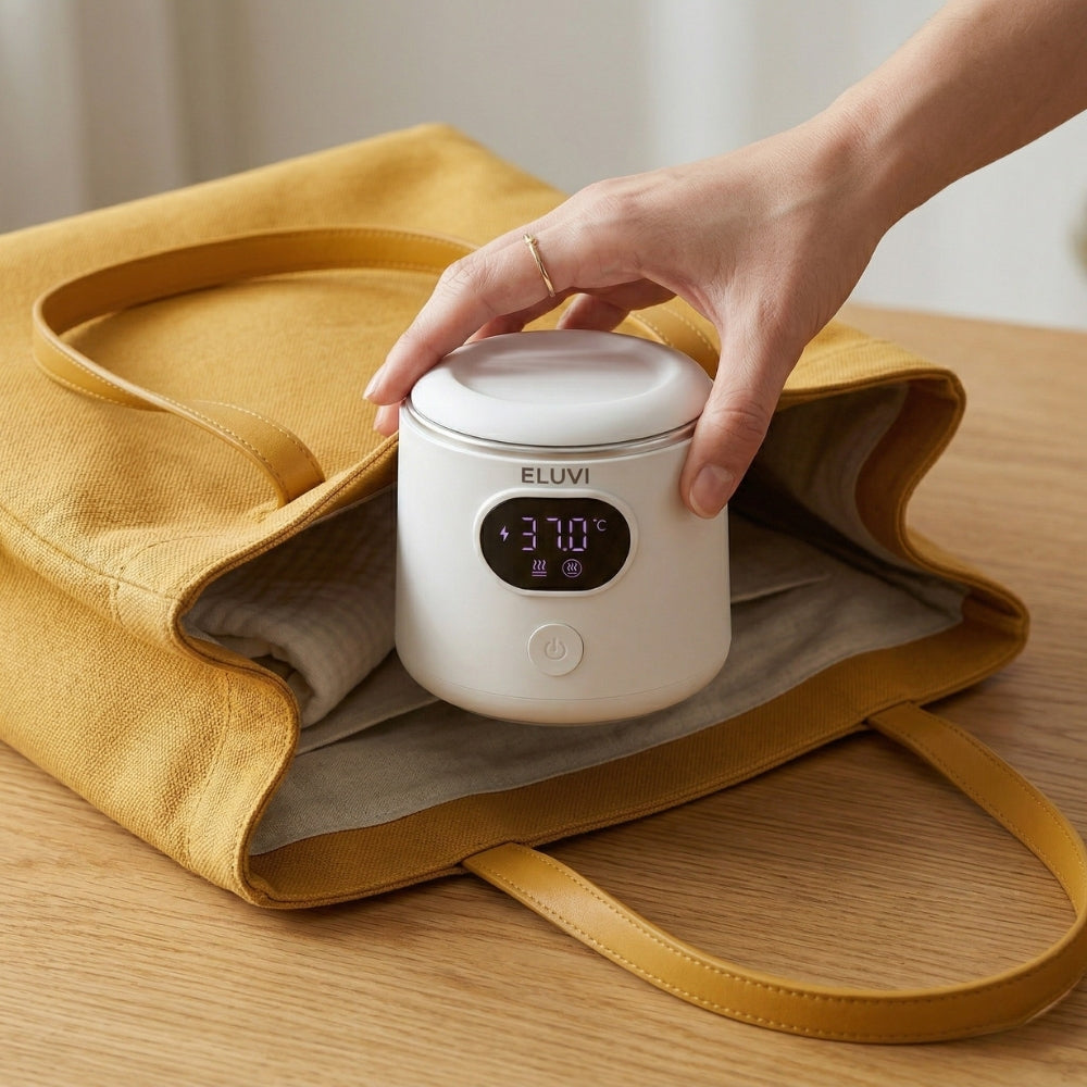 ELUVI Pure – Tragbarer Flaschenwärmer