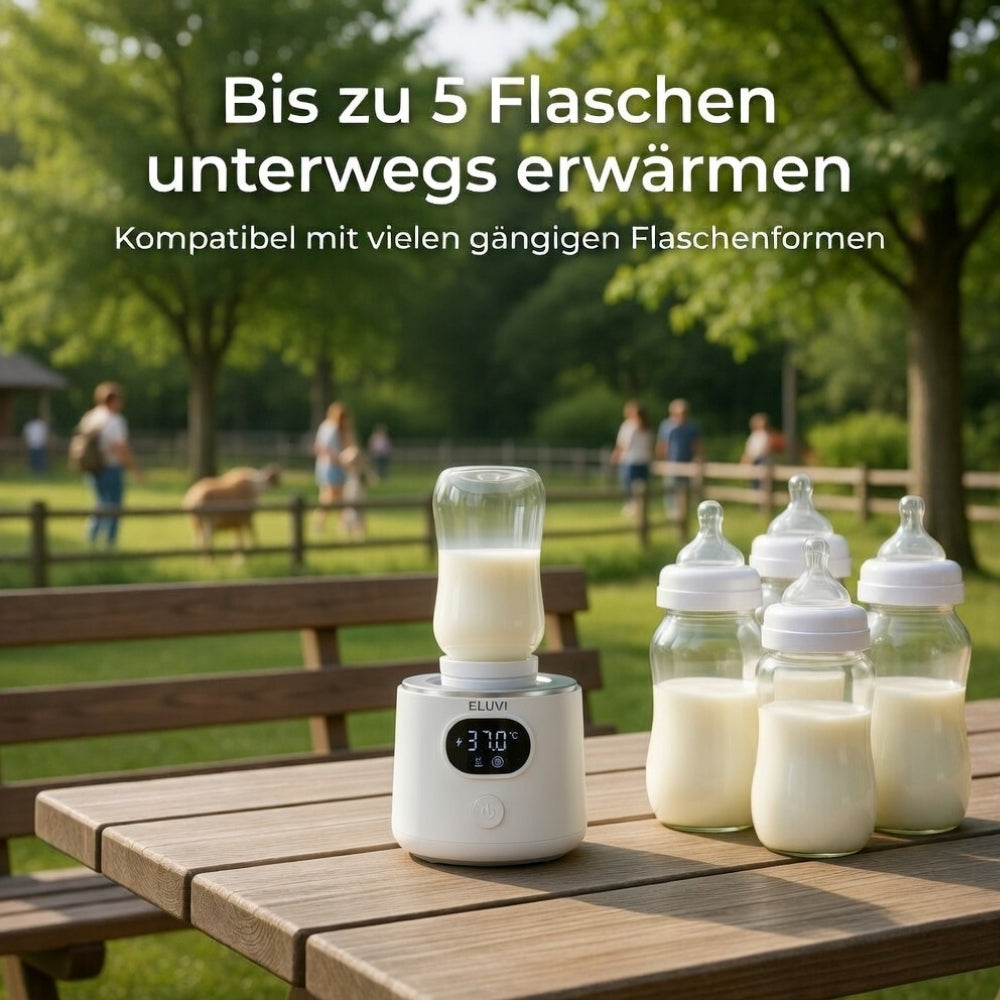 ELUVI Pure – Tragbarer Flaschenwärmer