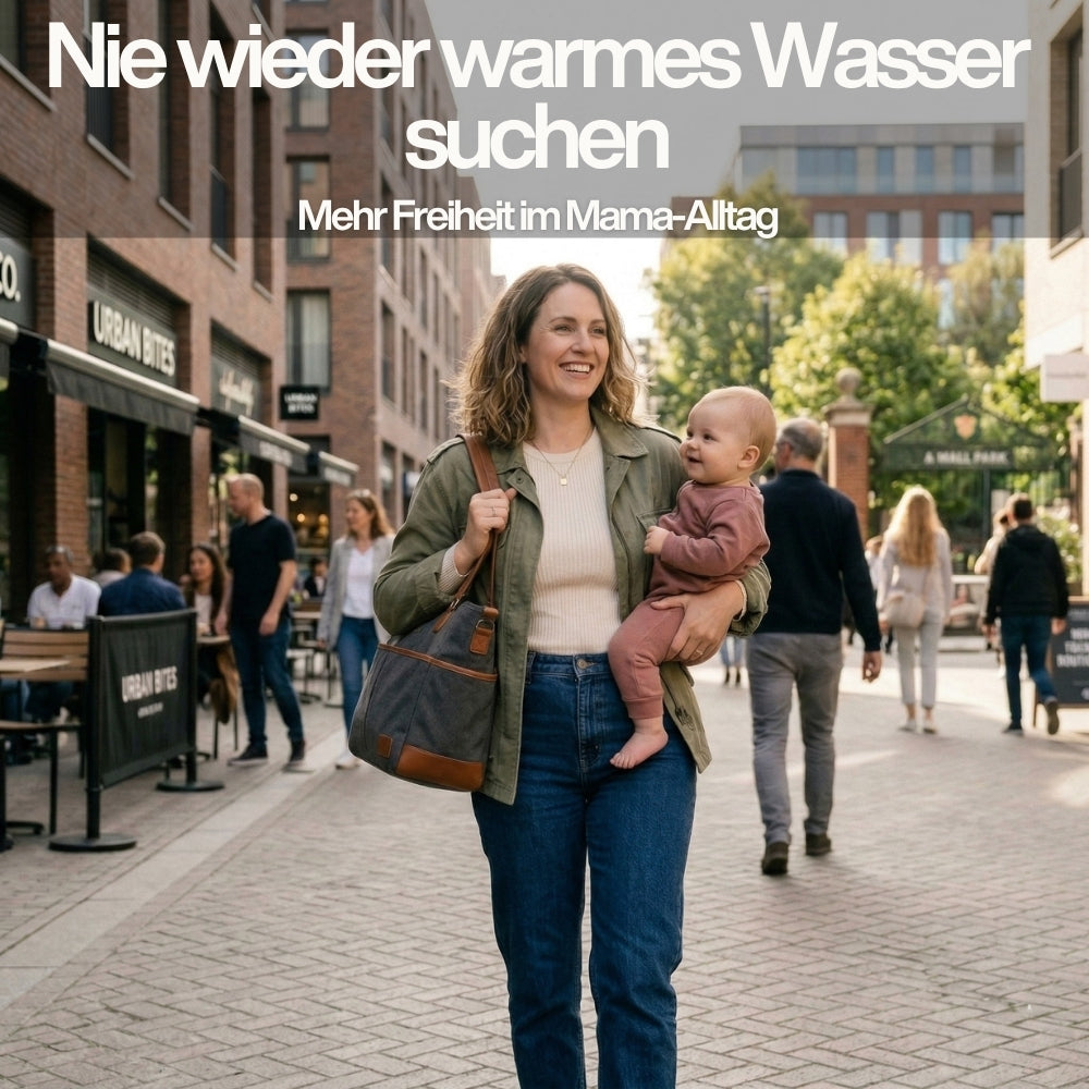 ELUVI Pro – Tragbarer Flaschenwärmer